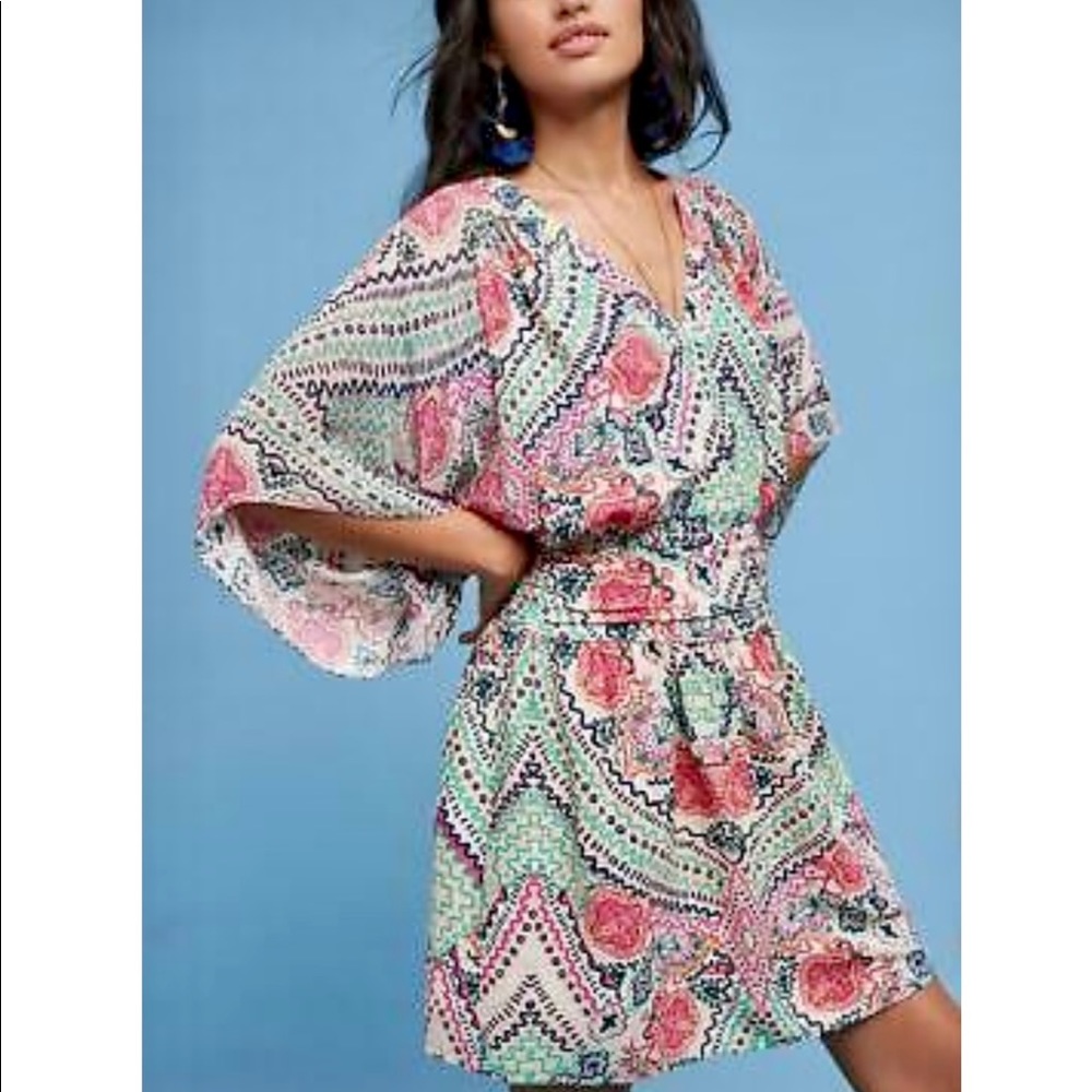 Anthropologie “Siya” Kimono Dress
